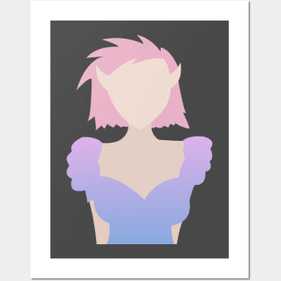 Pastel Pink Girl Posters and Art